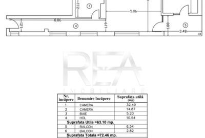 2 camerere | Parcare inclusa | Mobilat complet | Dezrobirii - 8