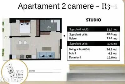 Apartament cu 2 camere în Unirii - 5