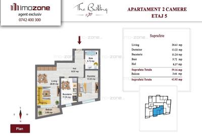 DRUMUL TABEREI - 2 CAMERE, DECOMANDAT, BUCATARIE INCHISA, COMISION 0% - 6