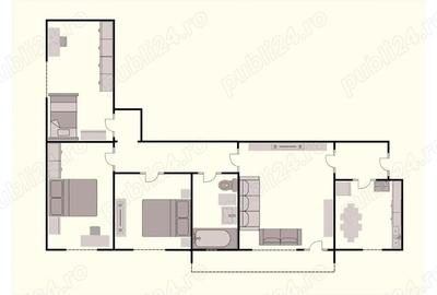 Apartament cu 4 camere semidecomandat zona linistita - 1