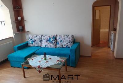 Apartament cu 2 camere semidecomandat, mobilat în Central