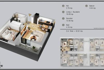 Renew Residence Studio 2 Camere Comision 0 Direct Dezvoltator - 3