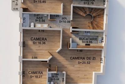 Apartament cu 5 camere semidecomandat în Armeneasca - 18