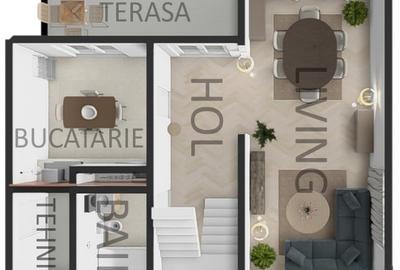 Casă individuală cu 4 camere cu Canalizare în Valu lui Traian - 4