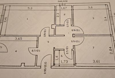Apartament cu 3 camere decomandat în Central - 3