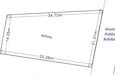Teren INTRAVILAN | Construibil | 600 mp | Popesti Deal - Baciu ! - 4