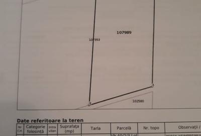 Teren Construcții intravilan de 5907 mp, în 23 August - 1