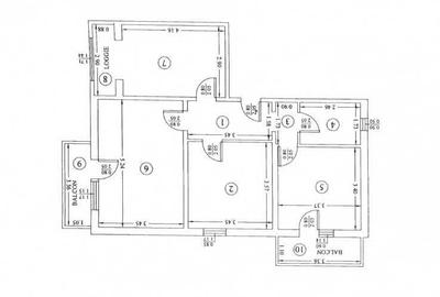 Apartament cu 3 camere decomandat în Central - 8