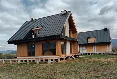 FILM!Casa ergonomica,independenta energetic,123 mp utili,777 mp teren, Rasnov, P - 7