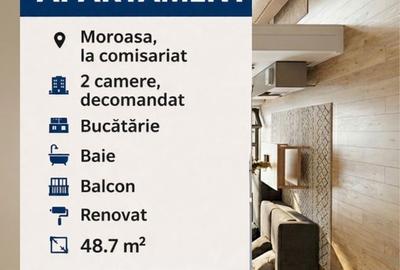 Apartament cu 2 camere decomandat în Central - 1