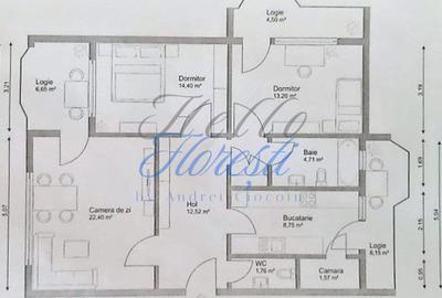 UNICAT, Apartament 4 camere 81mp, Zona Grigorescu - 12