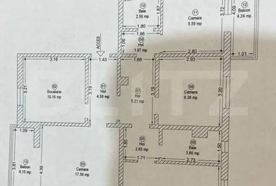 Apartament cu 4 camere decomandat în Aradului - 2