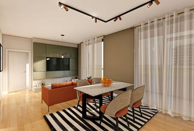 Apartament cu 2 camere semidecomandat, mobilat în UTA - 2