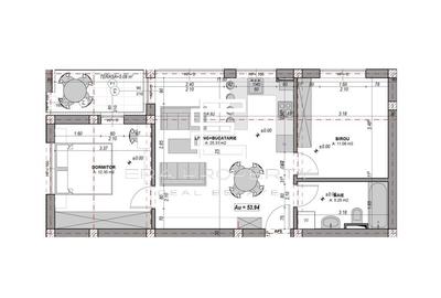 Apartament 3 camere - finisat la cheie, aer conditionat DaVinci Homes, Sibiu - 9
