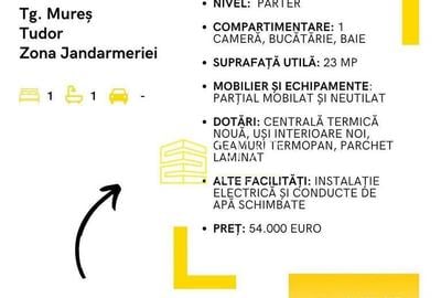 Apartament 1 camera - Tg. Mure? - Tudor - Zona Jandarme... - 7