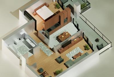 Tomis Nord/Carrefour - Vanzare apartament cu 2 camere, bloc nou.