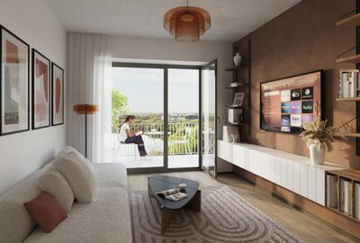 Apartament cu 2 camere decomandat în Pipera