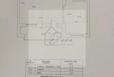 Apartament cu 2 camere decomandat în Baicului - 16