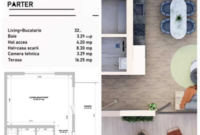 Casă cu 3 camere în Central - 2