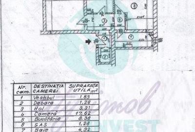 Apartament cu 2 camere decomandat, mobilat în Moșilor - 3