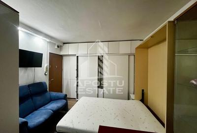 Garsoniera la parter inalt,centrala proprie,zona Aradului - 6