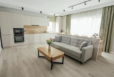 Apartament cu 2 camere semidecomandat, mobilat în Bună Ziua