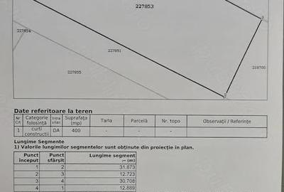 Teren de 400 mp, în Apărătorii Patriei - 3