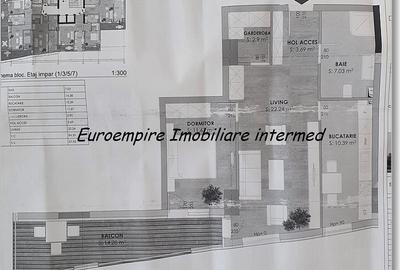 Apartament cu 2 camere semidecomandat în Inel II