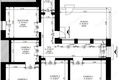 Casă cu 4 camere în Central - 11