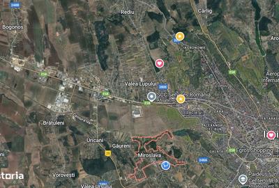 Teren de 150000 mp, în Miroslava