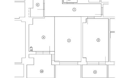 Apartament cu 4 camere decomandat în Central - 3