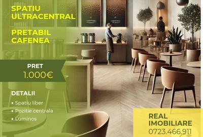 Spatiu ultracentral - trafic pietonal intens -