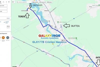 Teren de 1239 mp, în Buftea - 1