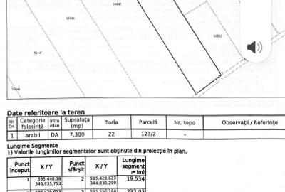 Teren agricol intravilan de 7300 mp, în Dascălu - 1