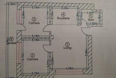 Apartament cu 3 camere si terasa, parter, bloc P+3 - Colentina/Parc Plumbuita - 8