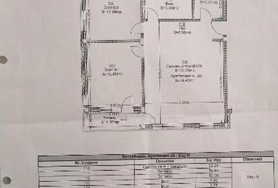 PF Vand Apartament cu 3 camere, str.Sub Cetate, parcare - 10
