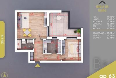 Apartament 2 Camere_Terasa_Parcare Subterana_Mobilat Utilat_Nou! Apartament 2 Camere_Terasa_Parcare Subterana_Mobilat Utilat_Nou! - 2