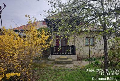 Casă cu 3 camere în Bălțești