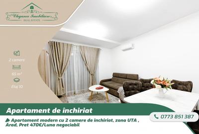 Apartament cu 2 camere decomandat, mobilat în UTA
