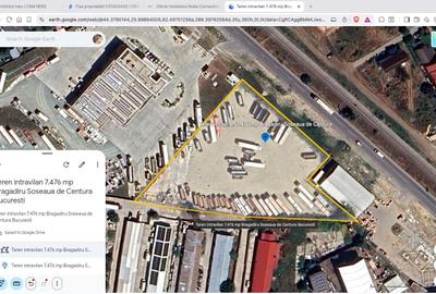 Teren Construcții intravilan de 7476 mp, în Sud-Vest