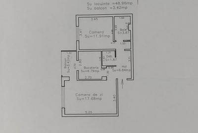 Apartament 2 camere, Buzaului, etaj 3 - 2