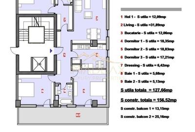 Apartament cu 3 camere decomandat, mobilat în Herăstrău - 25