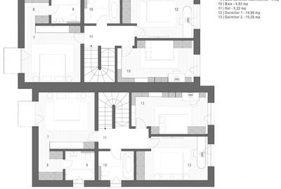 Duplex cu 6 camere cu Canalizare în Dezmir - 6