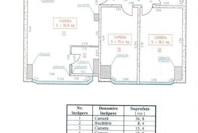 Apartament cu 3 camere decomandat, mobilat în Unirii - 5
