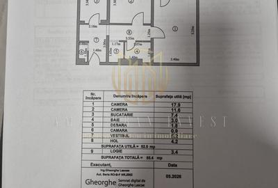 Apartament cu 2 camere decomandat în Titan