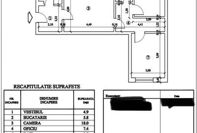 Apartament cu 3 camere semidecomandat în Obor - 2