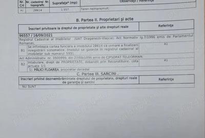 Teren în Văceni - 1