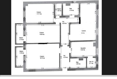 Apartament cu 4 camere decomandat în Complex Studențesc - 2