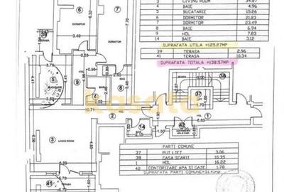 Apartament cu 3 camere semidecomandat în Dorobanți