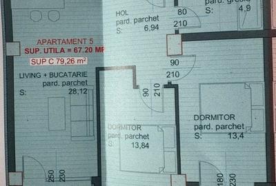Apartament 3 camere, 67 mp, zona Sasar - 3